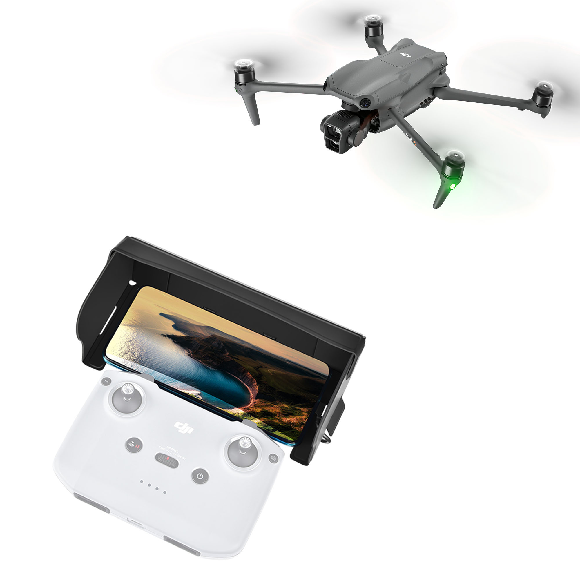 غطاء واقي من الشمس لوحدة التحك - مراجعة Drone Controller Hood وسعره