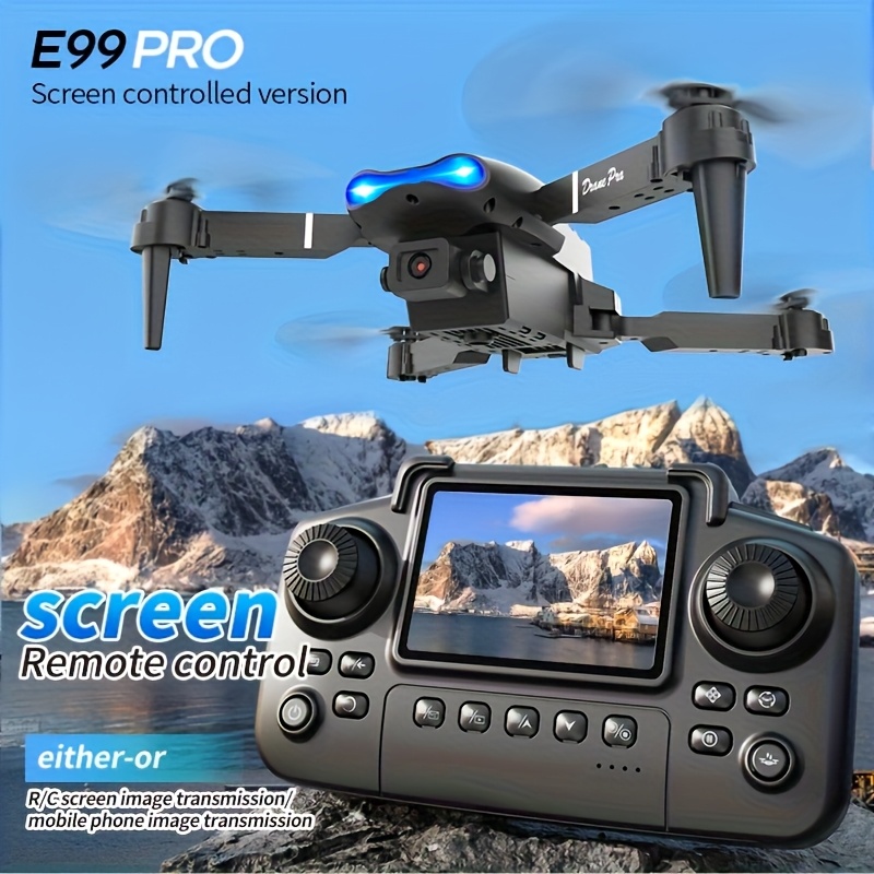 طائرة E99PRO MAX بدون طيار الم - مراجعة Drone Controller Screen وسعره