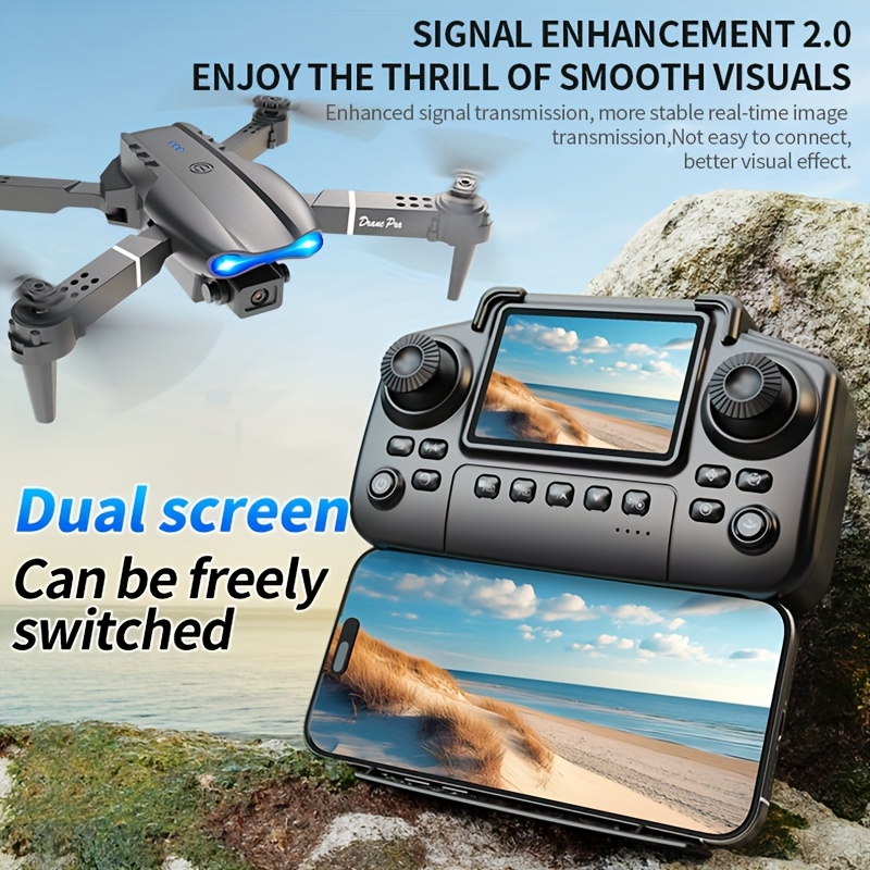 طائرة E99PRO MAX بدون طيار الم - مراجعة Drone Controller Screen وسعره