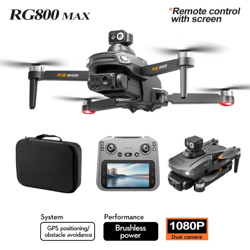 طائرة بدون طيار RG800 MAX جديد - مراجعة Drone Battery Charger وسعره