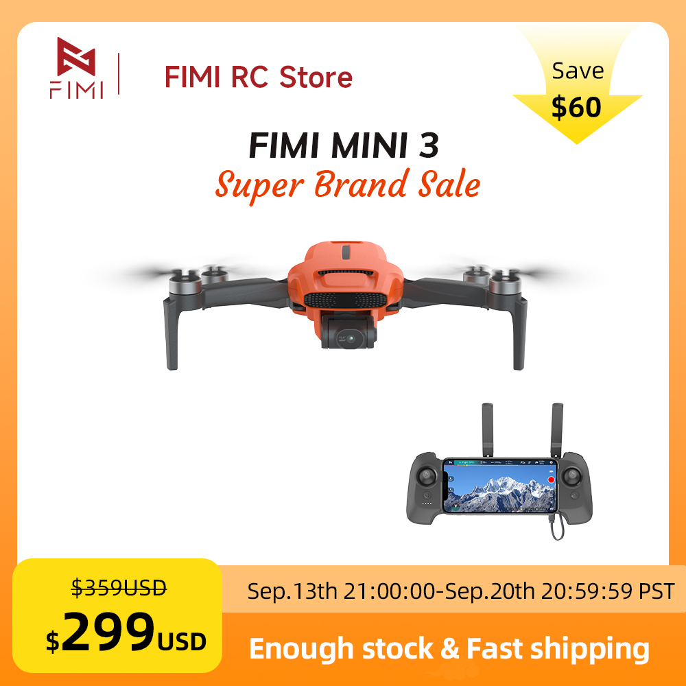 طائرة بدون طيار FIMI MINI 3 مع - مراجعة Drone Controller Screen وسعره