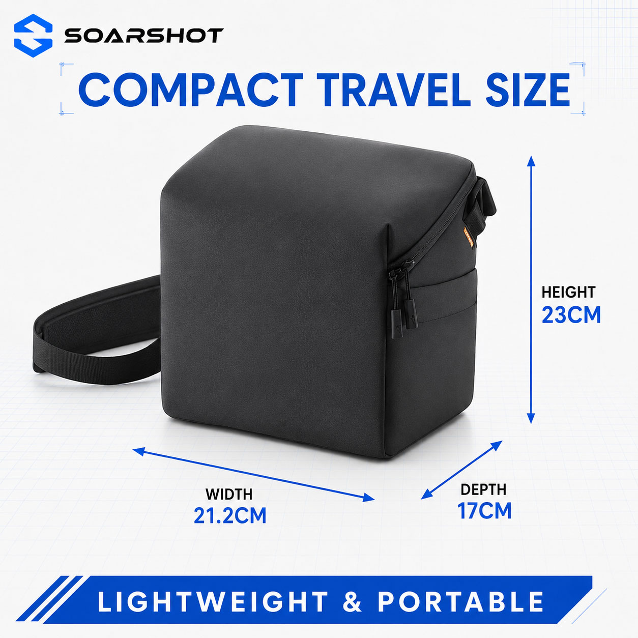 حقيبة حمل SOARSHOT لنظارات DJI - مراجعة Drone Carrying Case وسعره